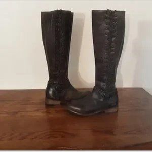 Bed Stu Burnley Boots in Taupe Dip Dye